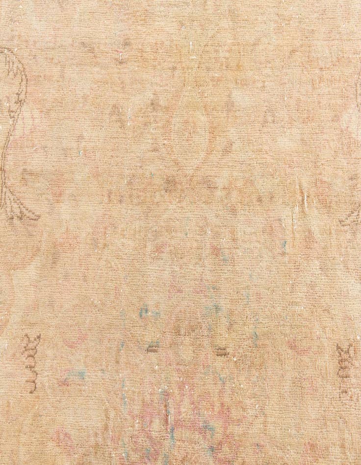 Detail image of 4' x 5' 9  Hand Knotted Ultra Vintage Persian Wool Rug