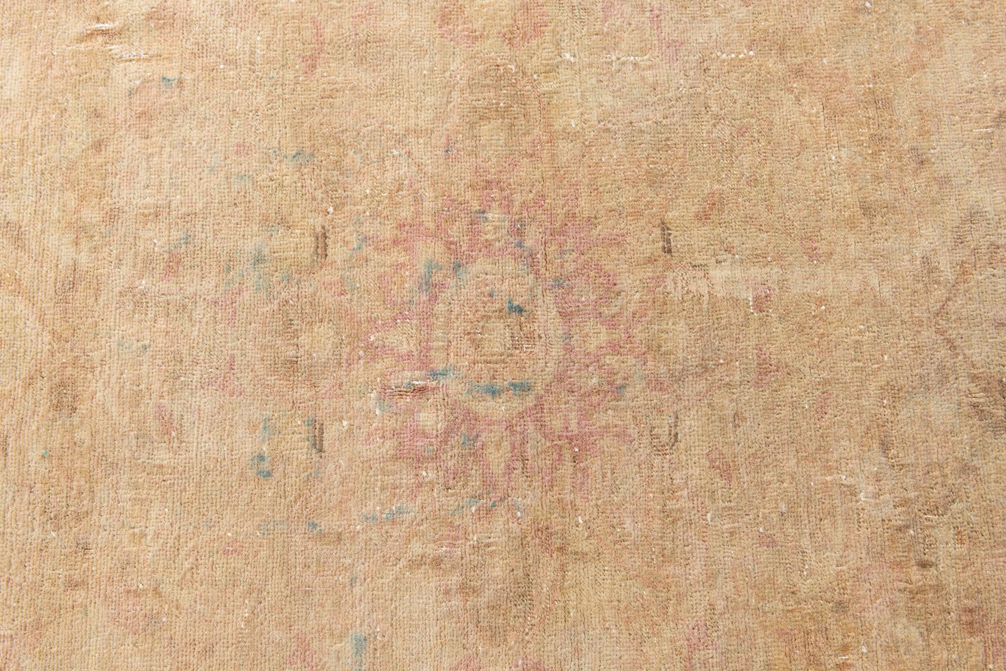 4' x 5' 9 Hand Knotted Ultra Vintage Persian Wool Rug