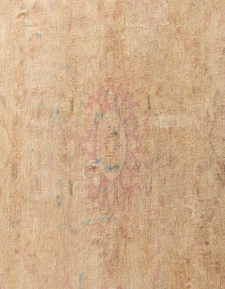 Detail image of 4' x 5' 9  Hand Knotted Ultra Vintage Persian Wool Rug