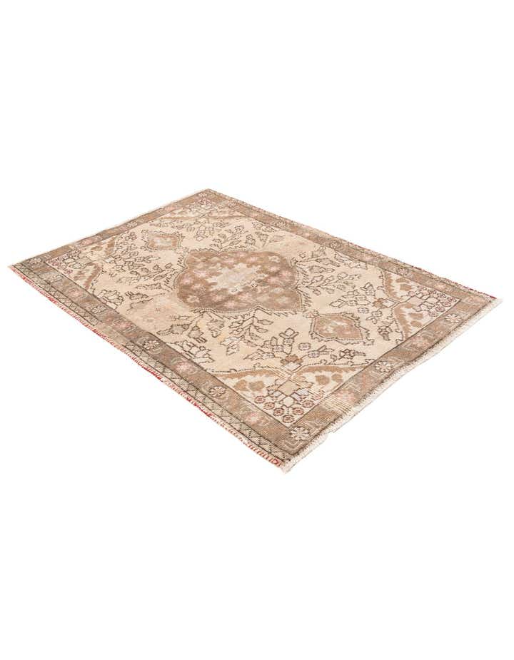 3' 3 x 4' 6 Hand Knotted Ultra Vintage Persian Wool Rug