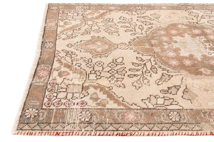 3' 3 x 4' 6 Hand Knotted Ultra Vintage Persian Wool Rug
