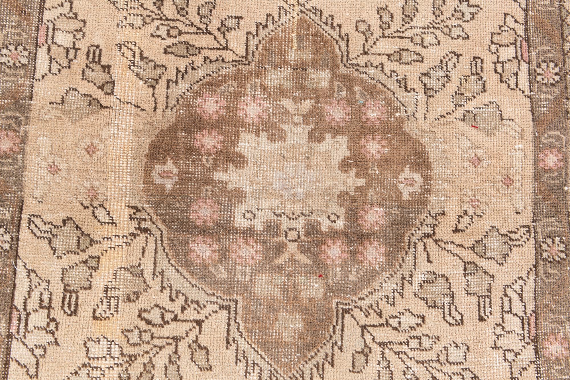 3' 3 x 4' 6 Hand Knotted Ultra Vintage Persian Wool Rug