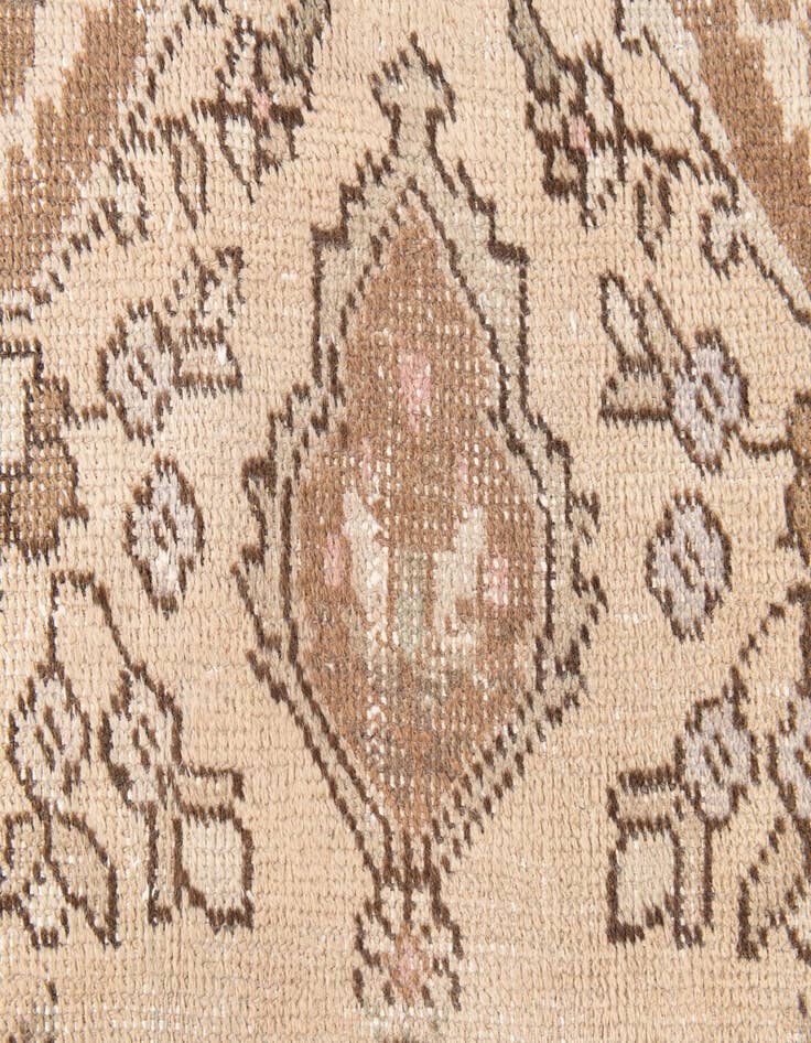 Detail image of 3' 3 x 4' 6  Hand Knotted Ultra Vintage Persian Wool Rug