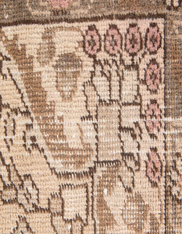 Detail image of 3' 3 x 4' 6  Hand Knotted Ultra Vintage Persian Wool Rug