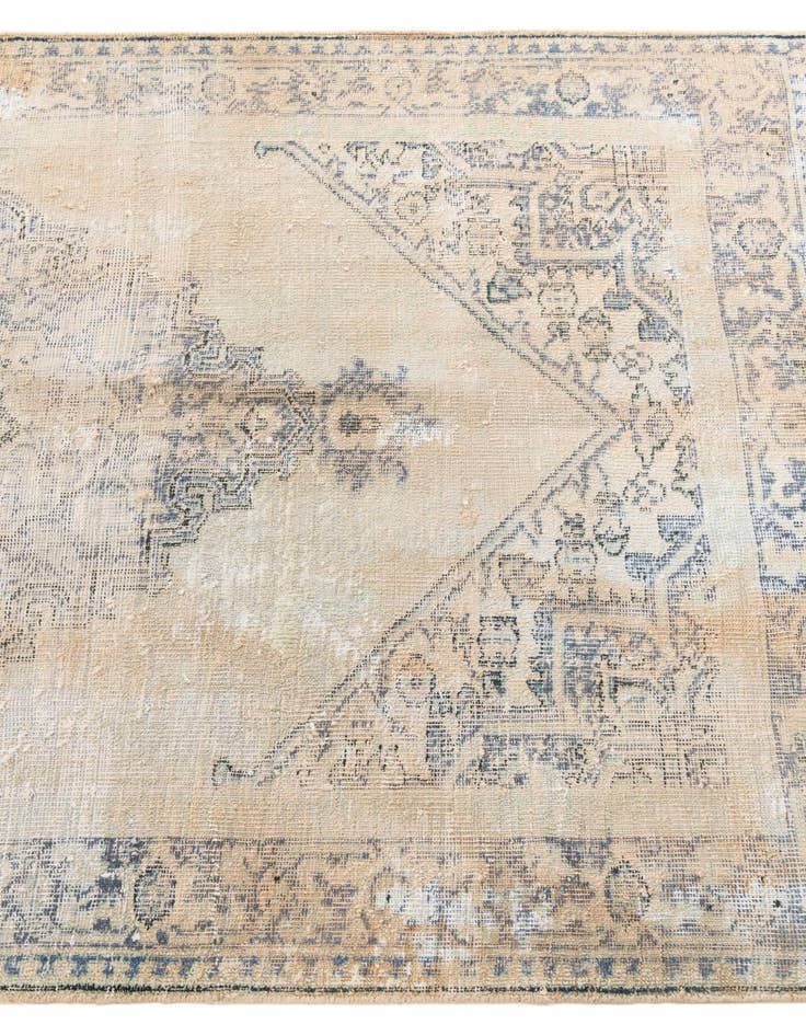 Detail image of 4' x 6' 3  Hand Knotted Ultra Vintage Persian Wool Rug