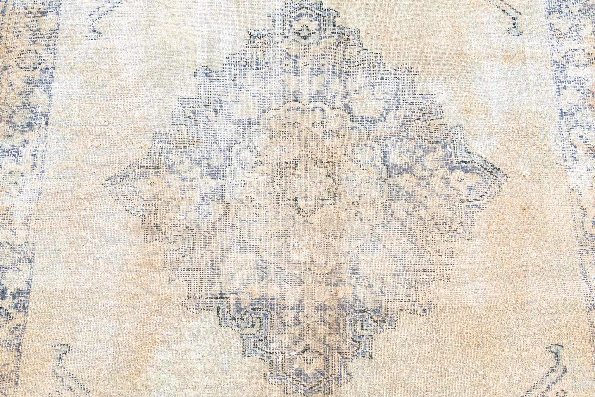 4' x 6' 3 Hand Knotted Ultra Vintage Persian Wool Rug