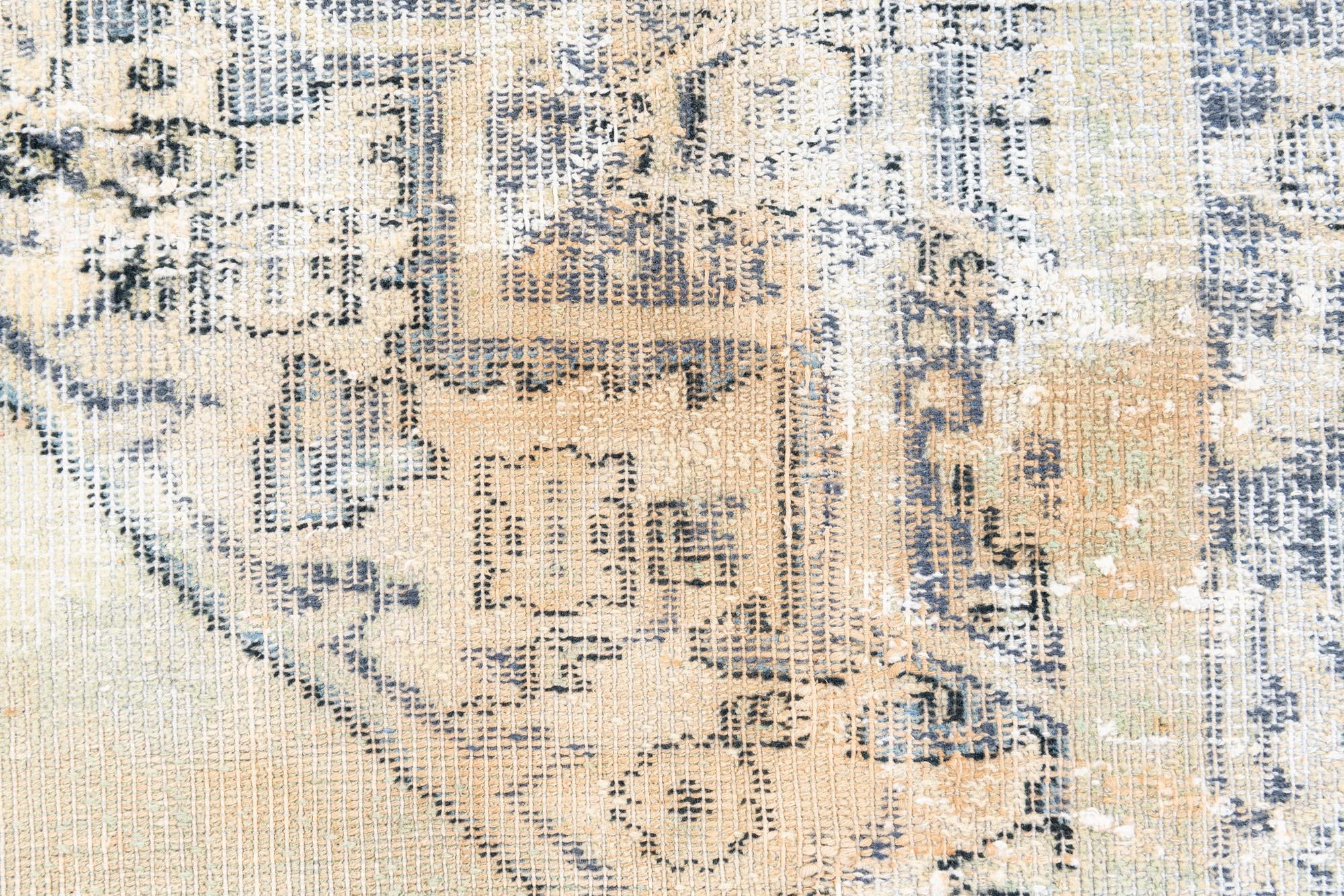 4' x 6' 3 Hand Knotted Ultra Vintage Persian Wool Rug