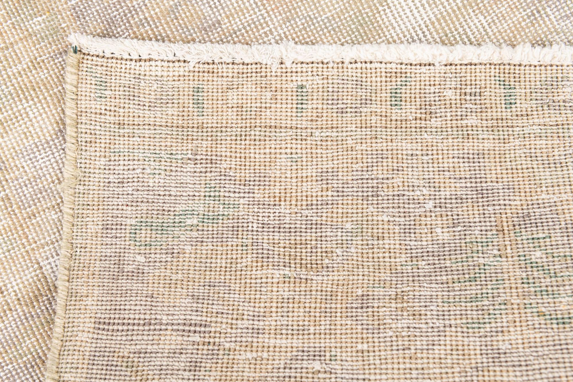 2' 10 x 4' 6 Hand Knotted Ultra Vintage Persian Wool Rug