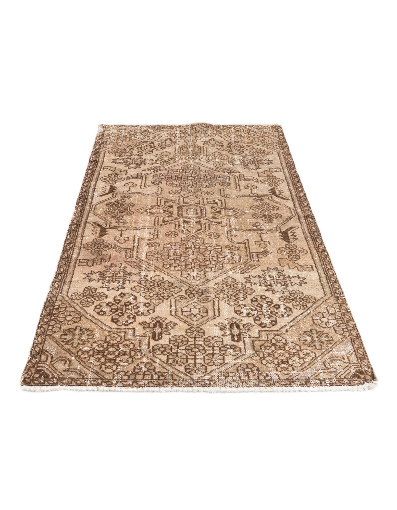 3' 2 x 5' 9 Hand Knotted Ultra Vintage Persian Wool Rug