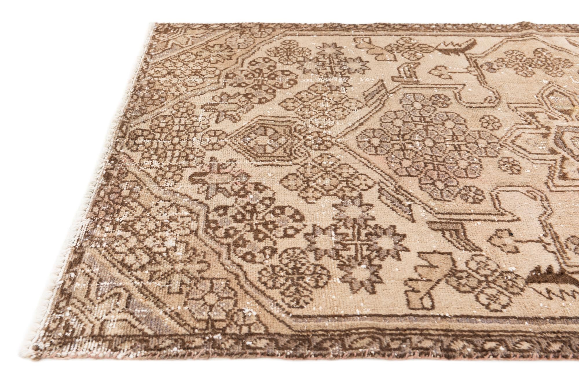 3' 2 x 5' 9 Hand Knotted Ultra Vintage Persian Wool Rug