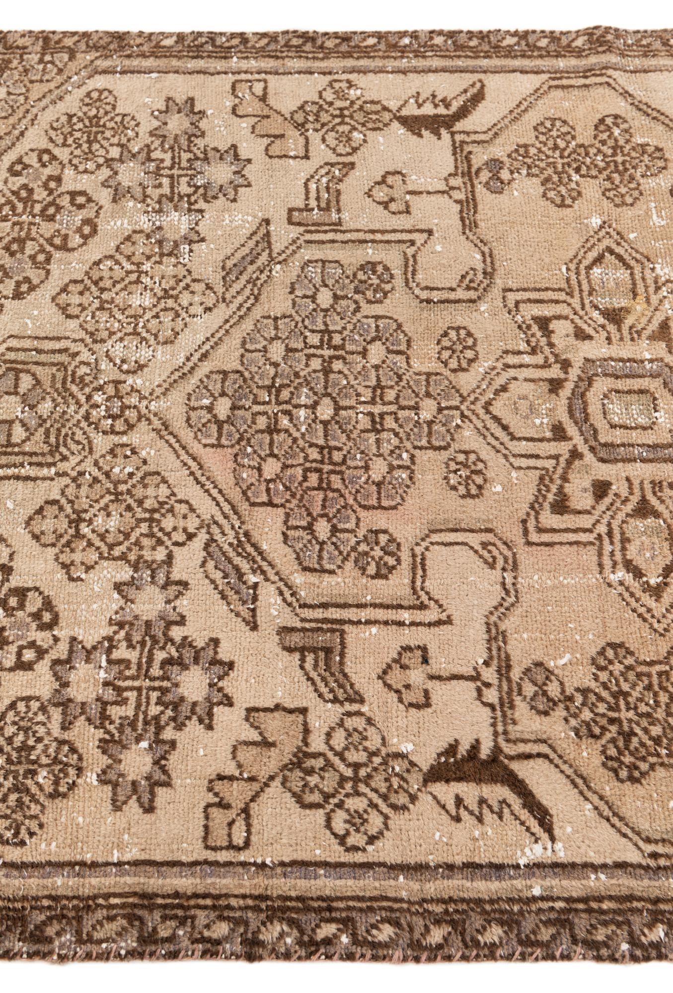 3' 2 x 5' 9 Hand Knotted Ultra Vintage Persian Wool Rug