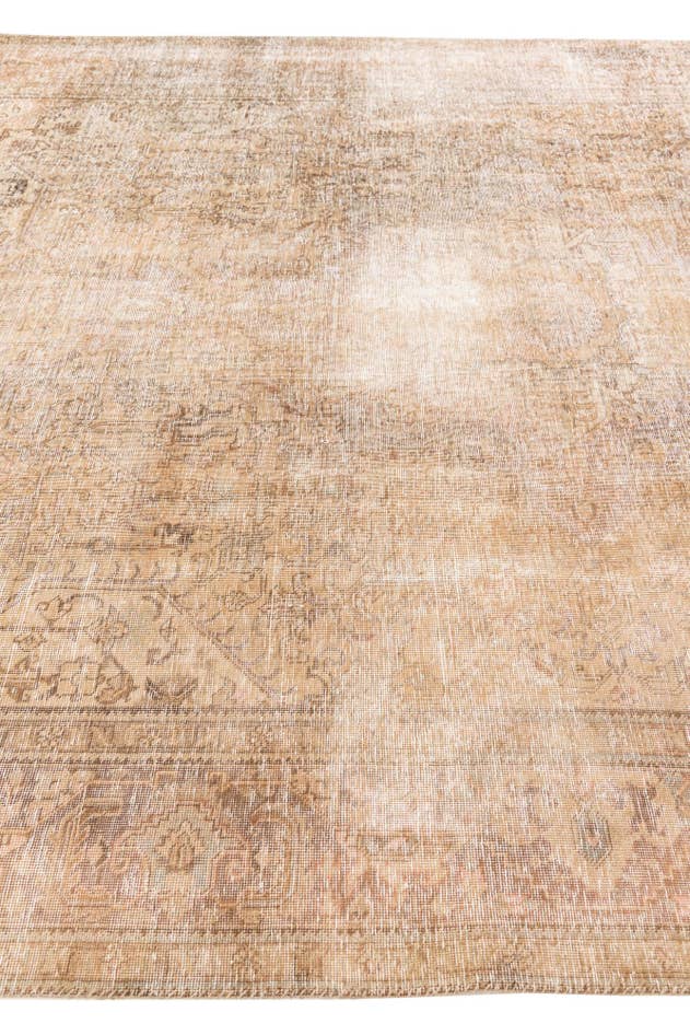 Detail image of 9' 9 x 12' 10 Hand Knotted Ultra Vintage Persian Wool Rug