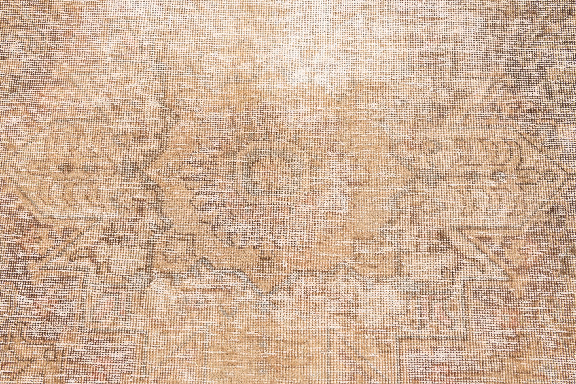 9' 9 x 12' 10 Hand Knotted Ultra Vintage Persian Wool Rug