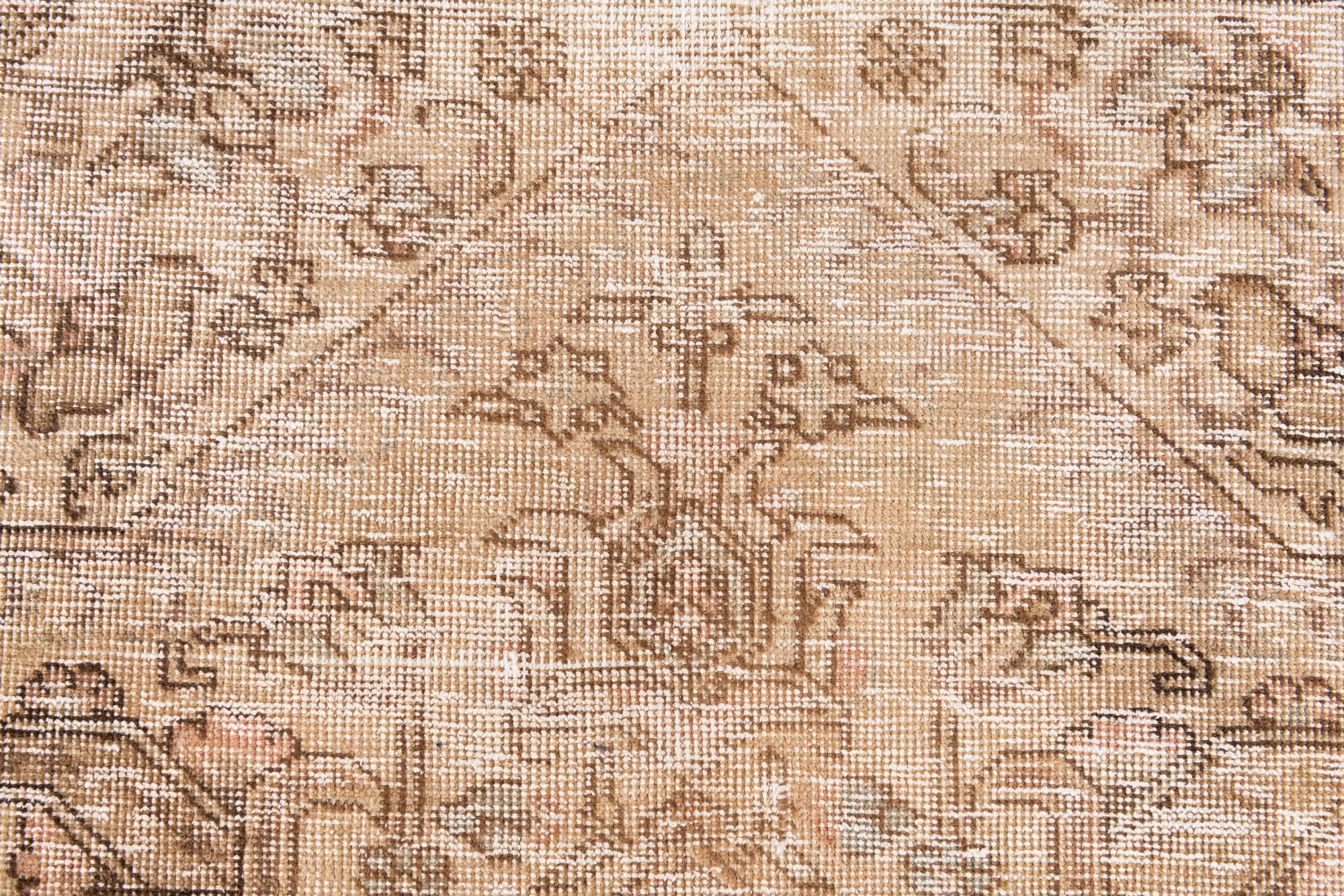 9' 9 x 12' 10 Hand Knotted Ultra Vintage Persian Wool Rug