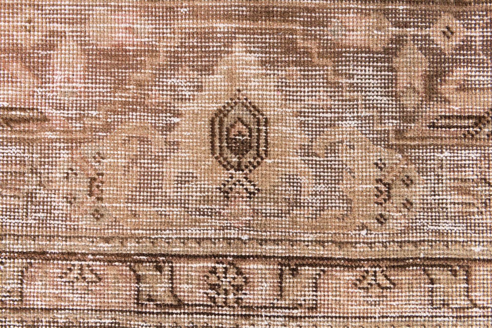 9' 9 x 12' 10 Hand Knotted Ultra Vintage Persian Wool Rug