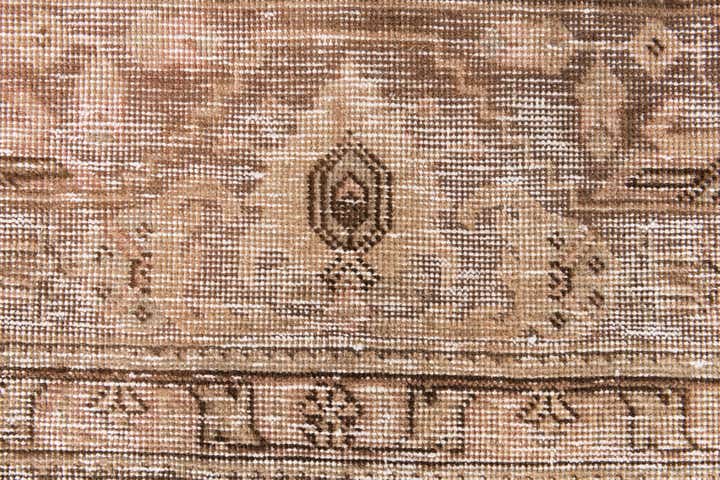9' 9 x 12' 10 Hand Knotted Ultra Vintage Persian Wool Rug