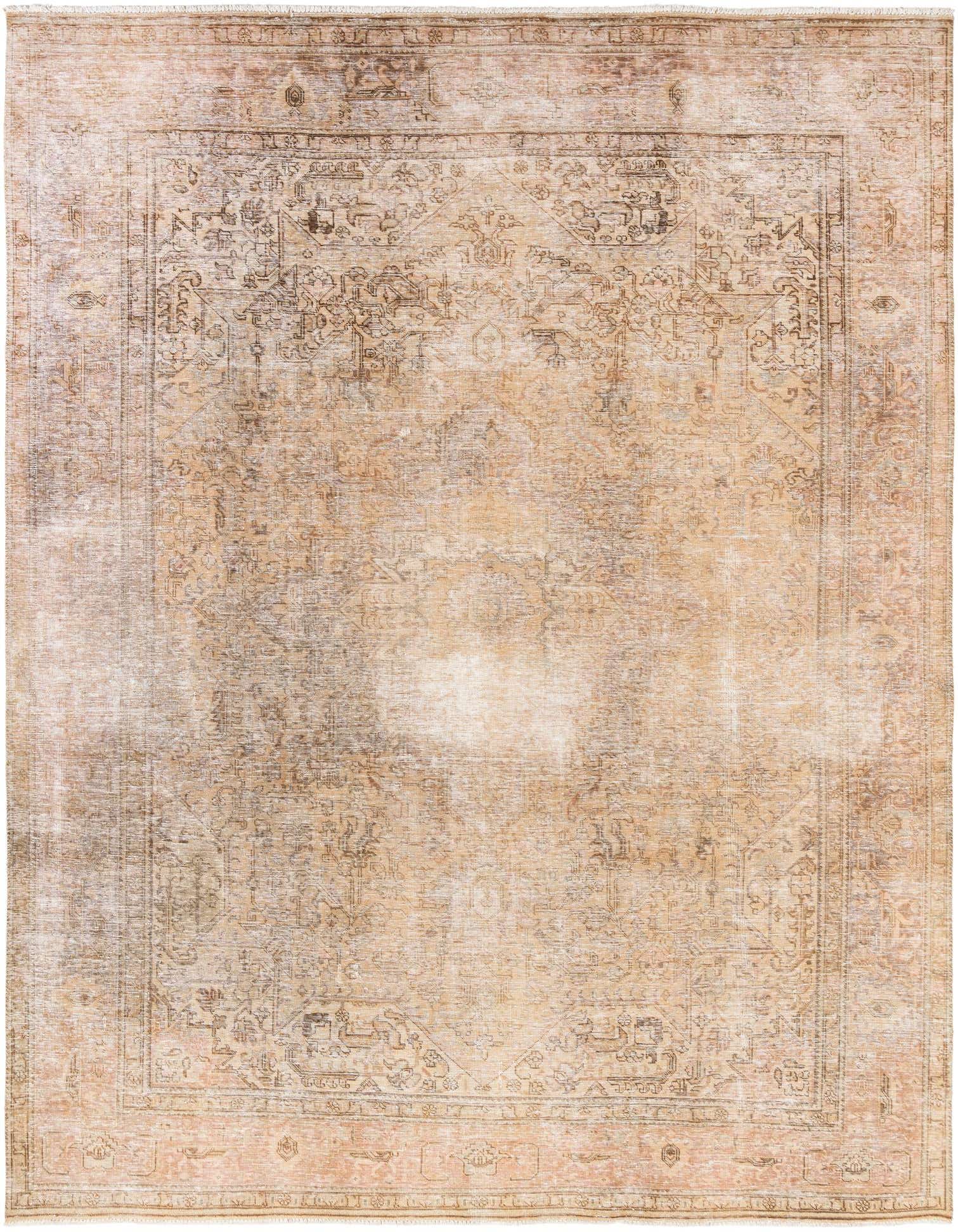 Primary image 9' 9 x 12' 10  Hand Knotted Ultra Vintage Persian Wool Rug