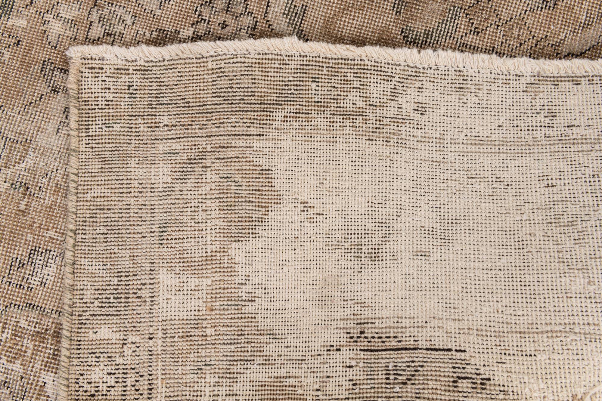 6' x 9' 5 Hand Knotted Ultra Vintage Persian Wool Rug