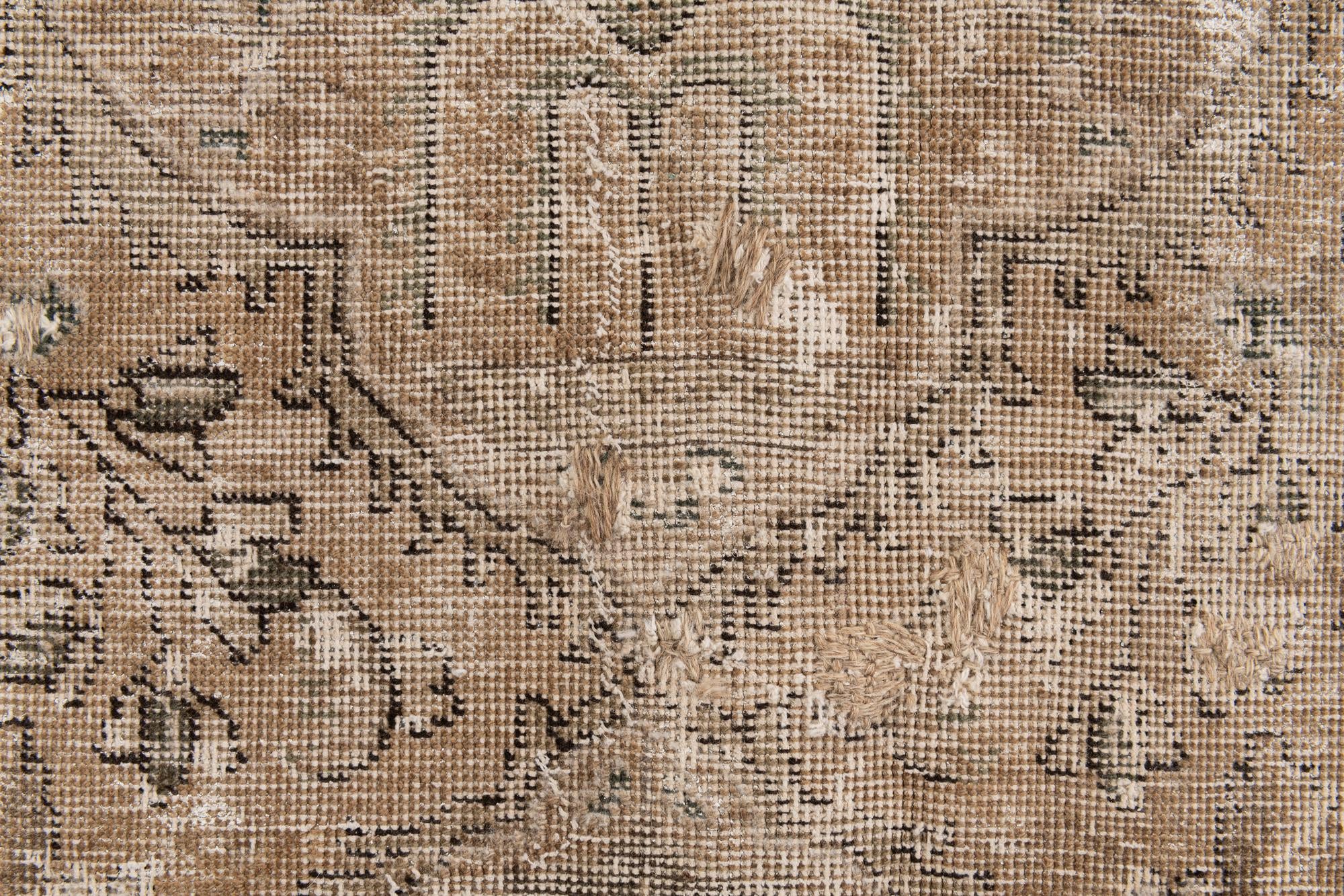 6' x 9' 5 Hand Knotted Ultra Vintage Persian Wool Rug