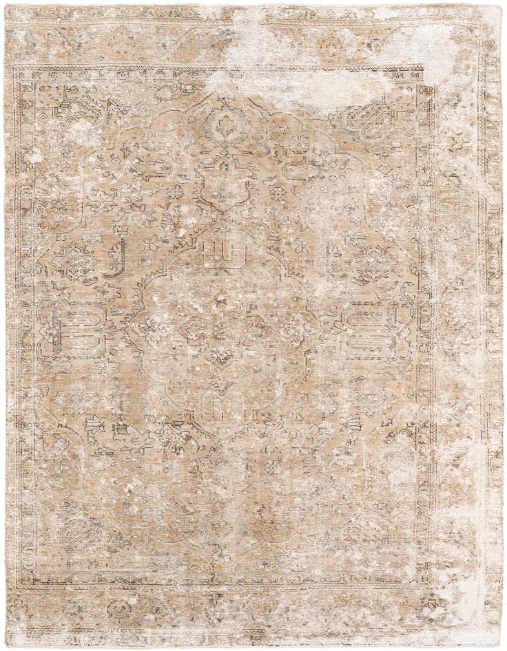 Detail image of 6' x 9' 5 Hand Knotted Ultra Vintage Persian Wool Rug
