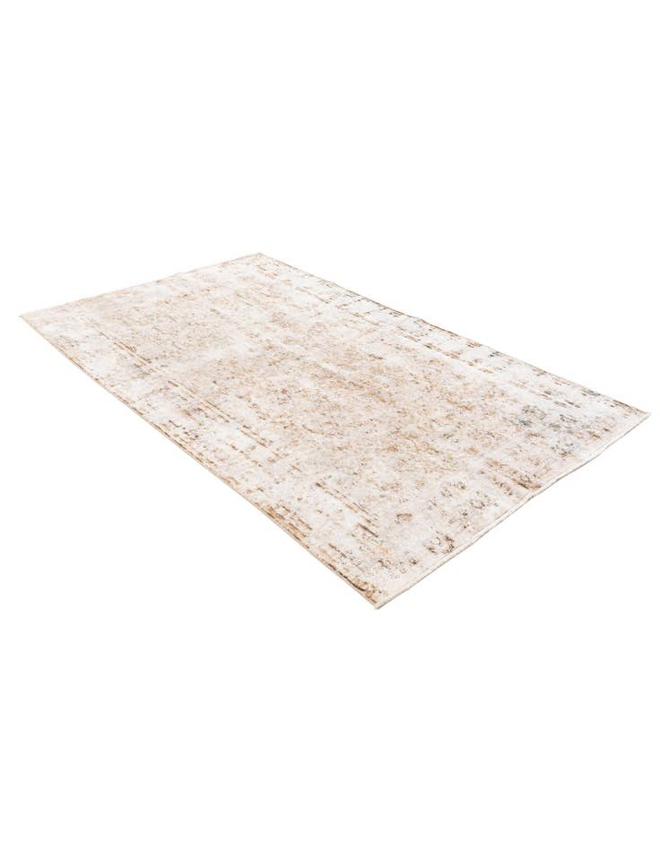 Detail image of 4' 10 x 8' Hand Knotted Ultra Vintage Persian Wool Rug