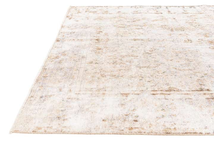 4' 10 x 8' Hand Knotted Ultra Vintage Persian Wool Rug