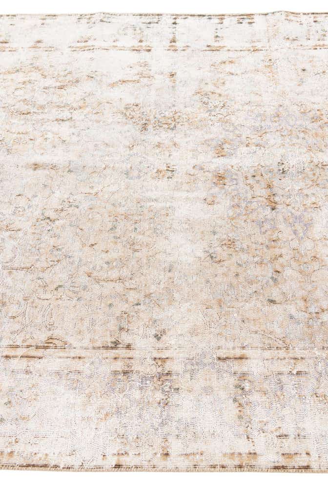 4' 10 x 8' Hand Knotted Ultra Vintage Persian Wool Rug