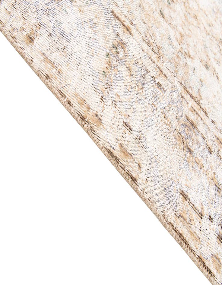 Detail image of 4' 10 x 8'  Hand Knotted Ultra Vintage Persian Wool Rug