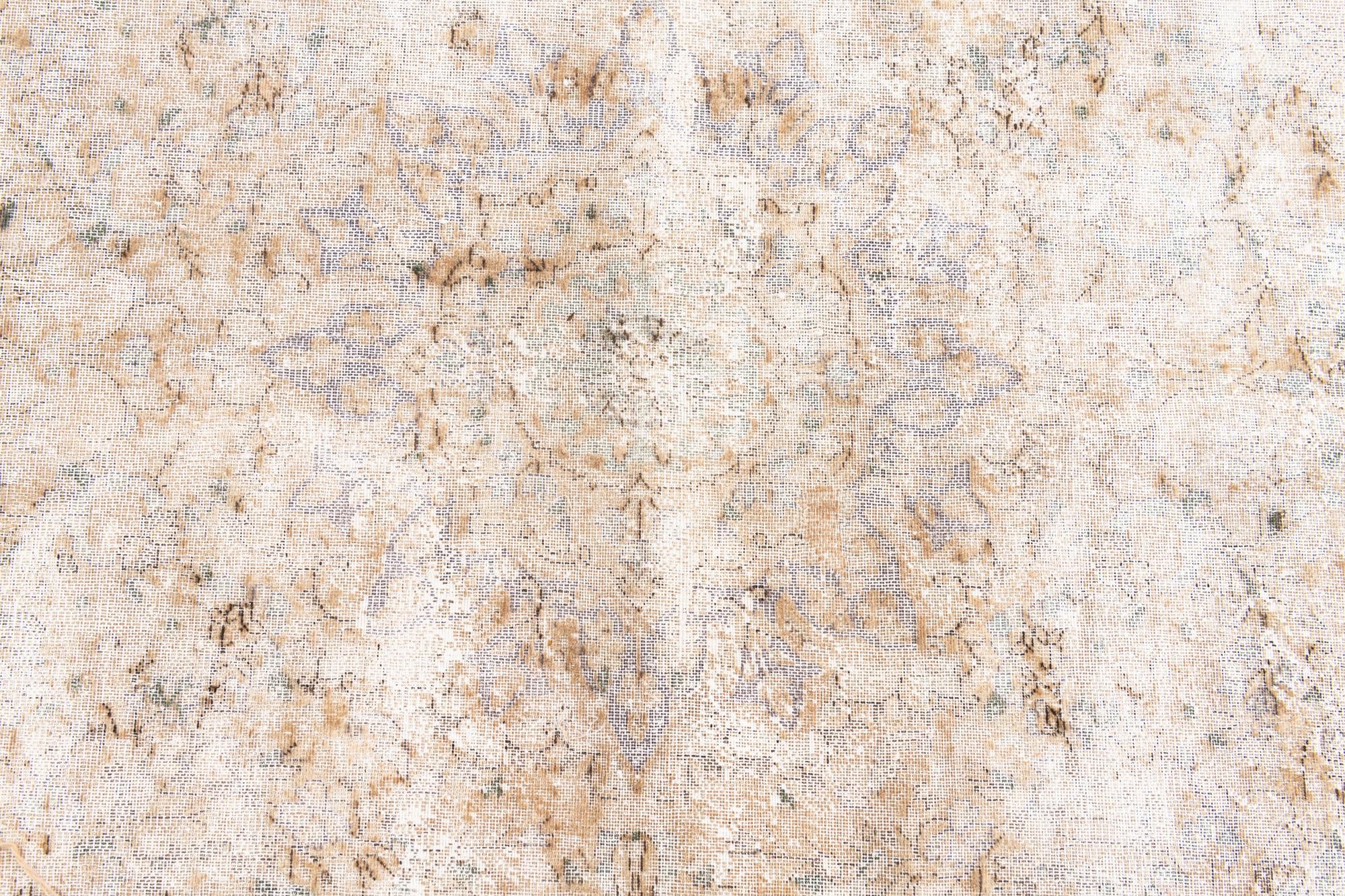 4' 10 x 8' Hand Knotted Ultra Vintage Persian Wool Rug