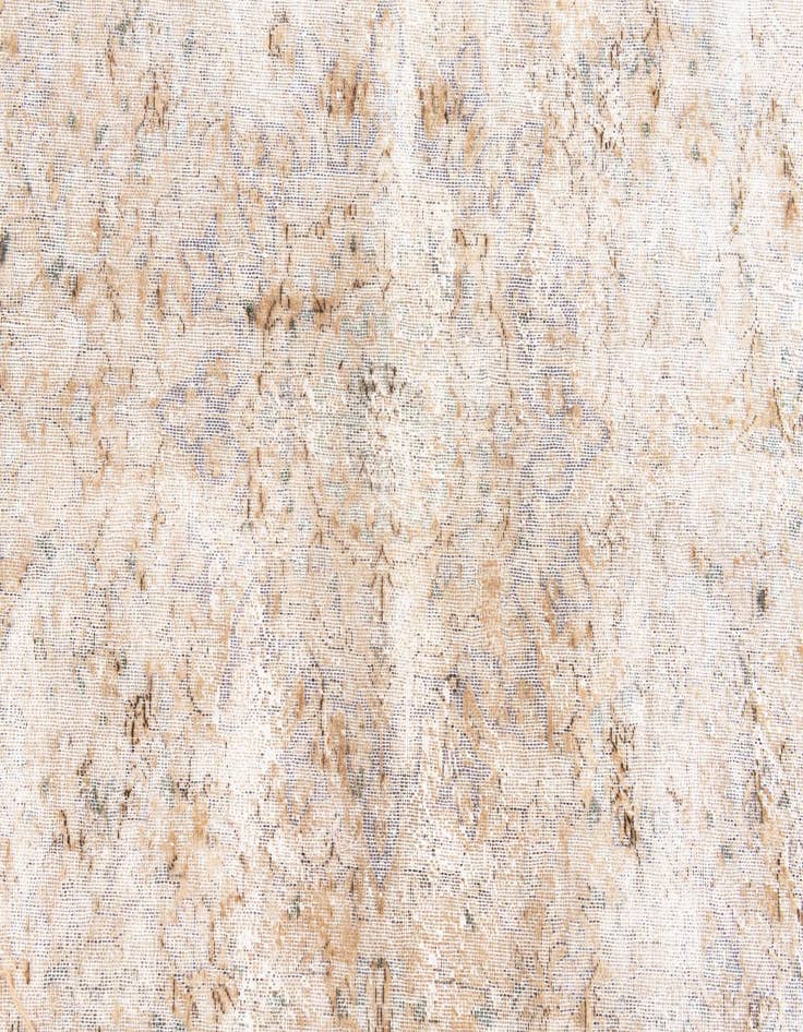 Detail image of 4' 10 x 8'  Hand Knotted Ultra Vintage Persian Wool Rug