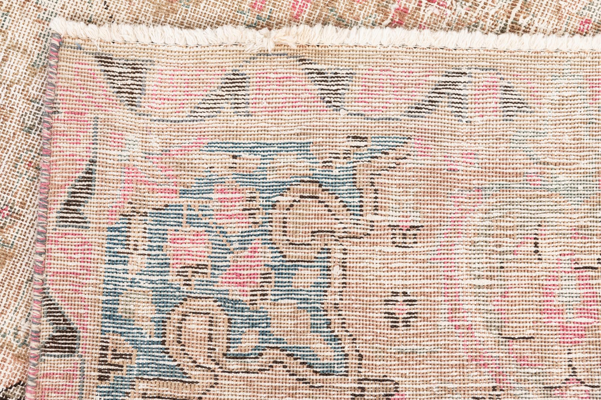 9' 3 x 12' 7 Hand Knotted Ultra Vintage Persian Wool Rug