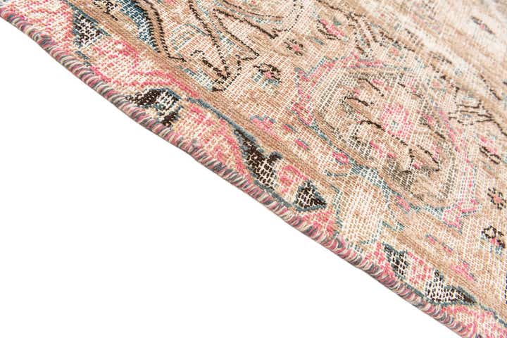 9' 3 x 12' 7 Hand Knotted Ultra Vintage Persian Wool Rug