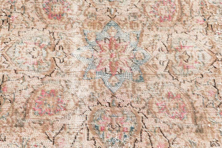 9' 3 x 12' 7 Hand Knotted Ultra Vintage Persian Wool Rug