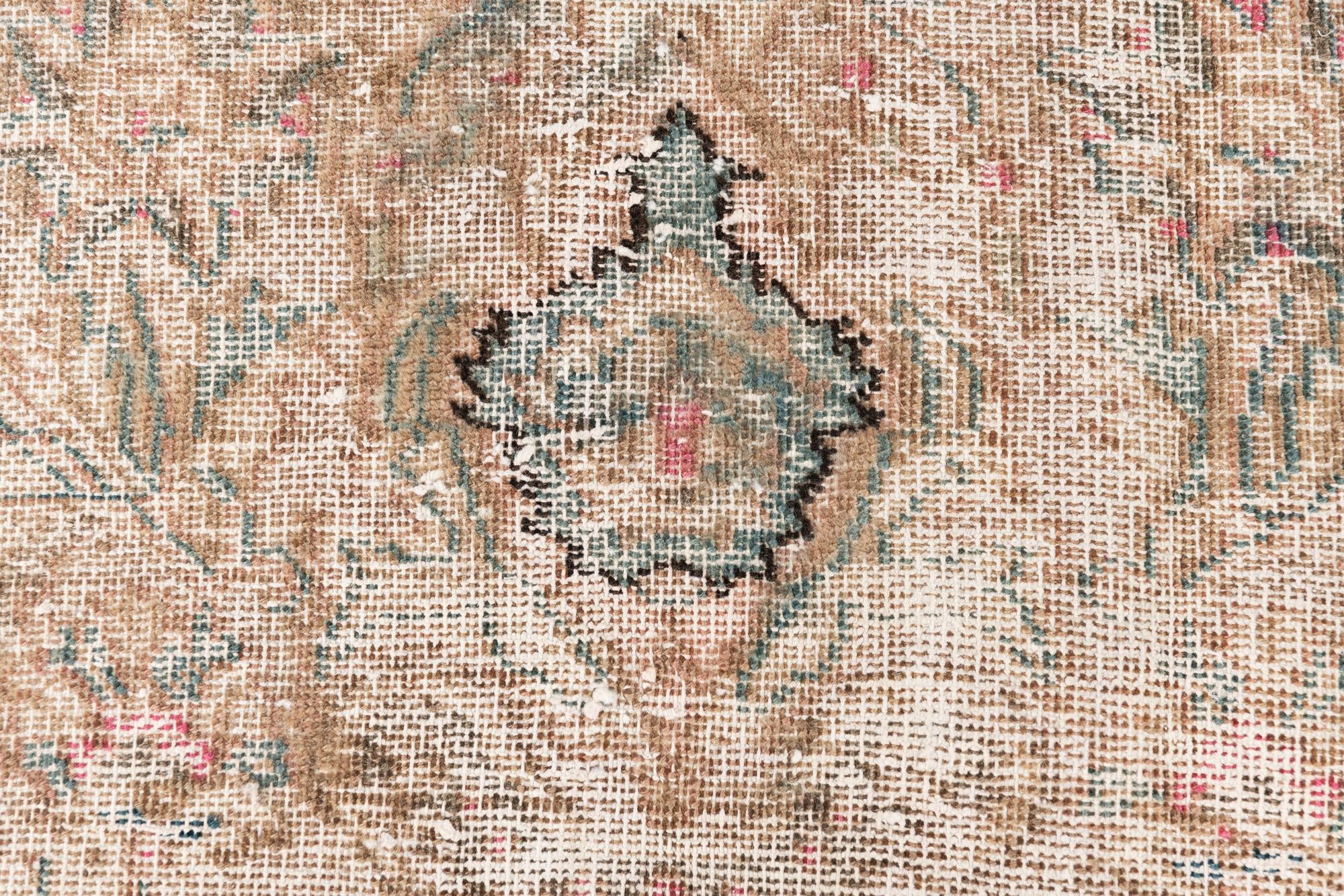 9' 3 x 12' 7 Hand Knotted Ultra Vintage Persian Wool Rug