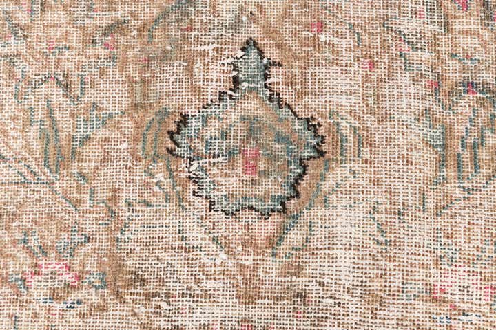 9' 3 x 12' 7 Hand Knotted Ultra Vintage Persian Wool Rug