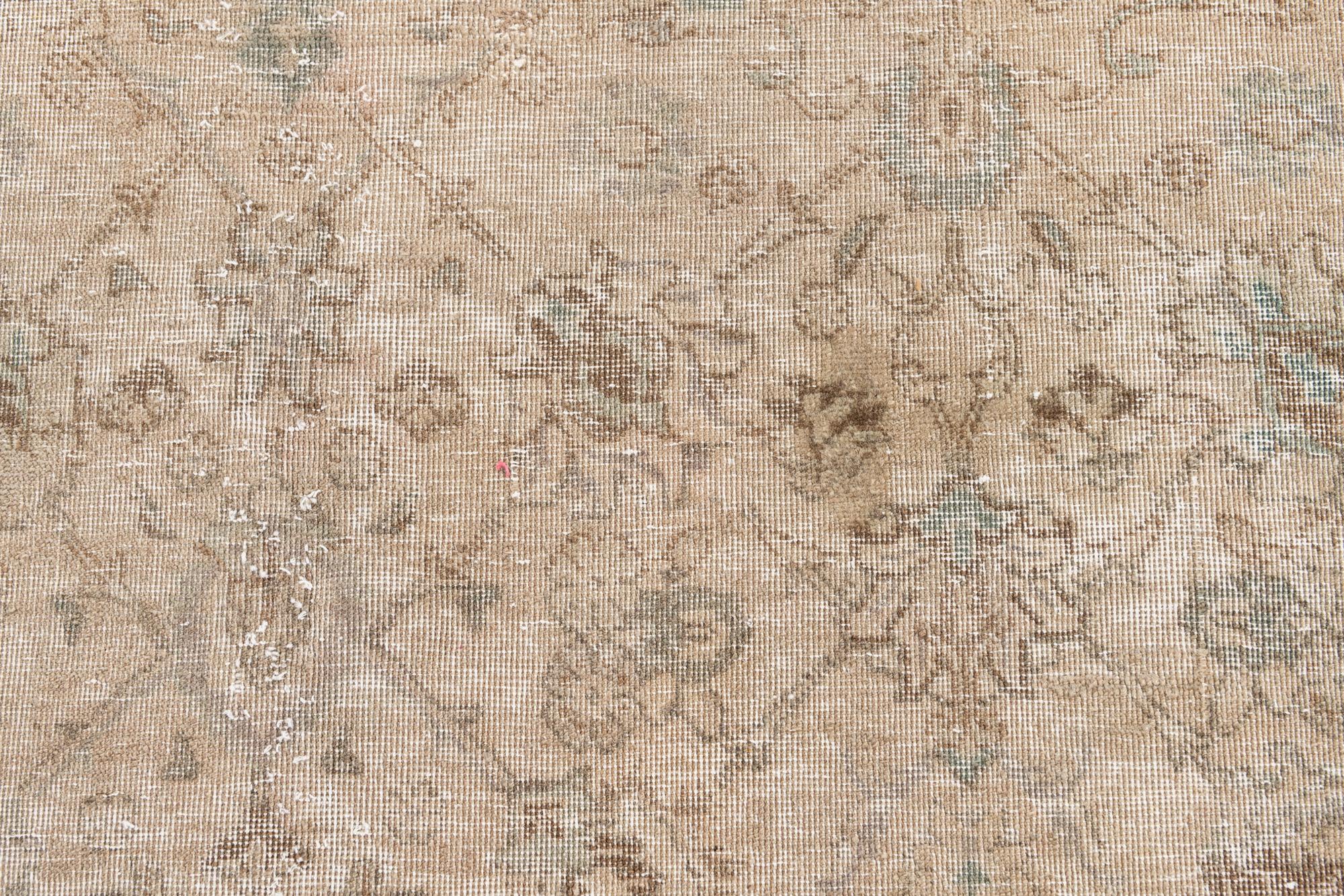 7' 5 x 10' 7 Hand Knotted Ultra Vintage Persian Wool Rug