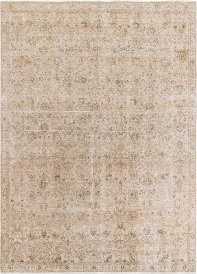 Detail image of 7' 5 x 10' 7 Hand Knotted Ultra Vintage Persian Wool Rug