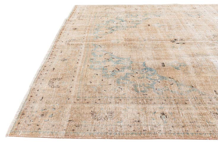 Detail image of 7' x 10' 7 Hand Knotted Ultra Vintage Persian Wool Rug