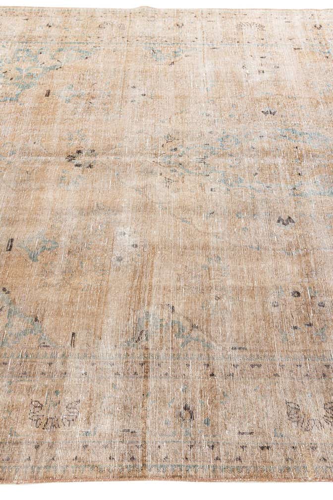 7' x 10' 7 Hand Knotted Ultra Vintage Persian Wool Rug