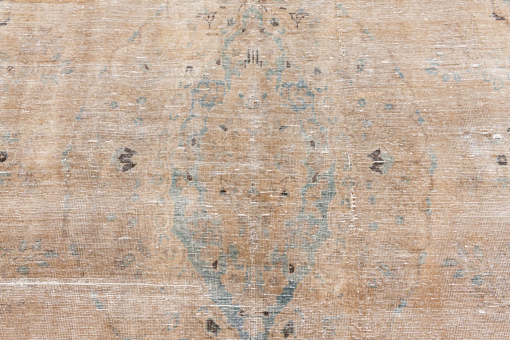7' x 10' 7 Hand Knotted Ultra Vintage Persian Wool Rug