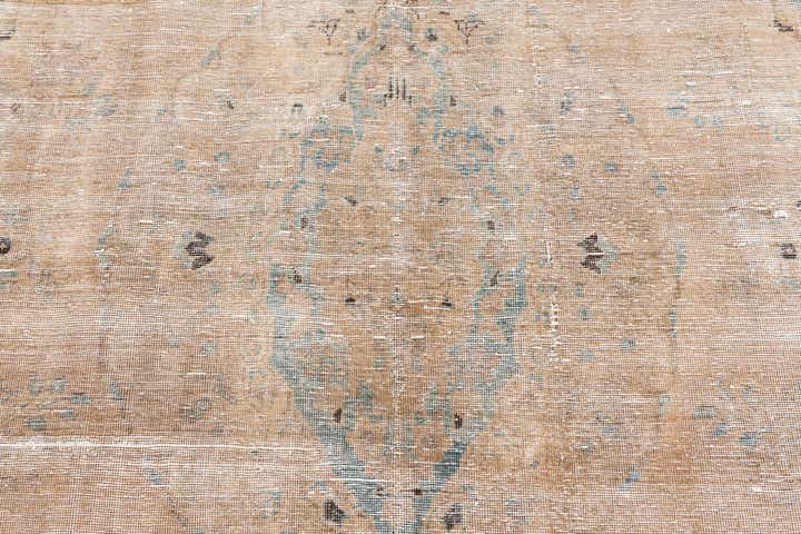 7' x 10' 7 Hand Knotted Ultra Vintage Persian Wool Rug