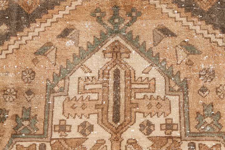 4' 2 x 5' 10 Hand Knotted Ultra Vintage Persian Wool Rug