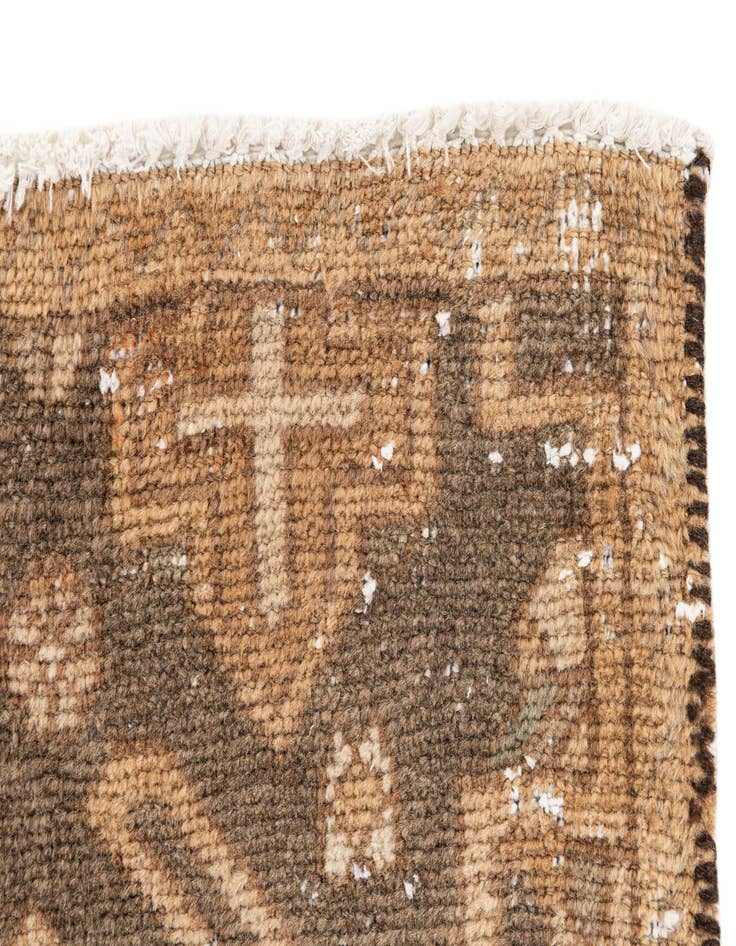 Detail image of 4' 2 x 5' 10  Hand Knotted Ultra Vintage Persian Wool Rug