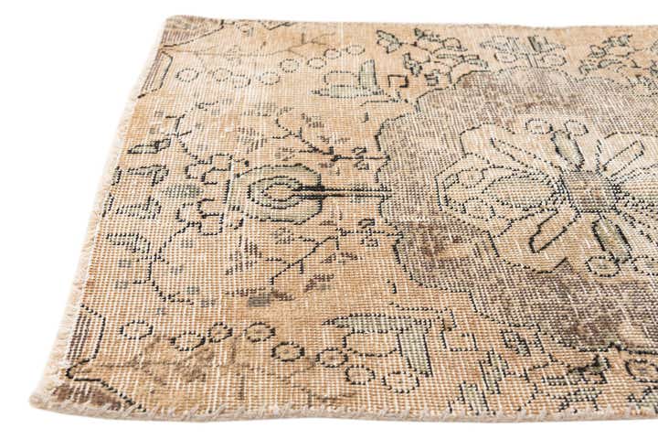 2' 4 x 3' 8 Hand Knotted Ultra Vintage Persian Wool Rug