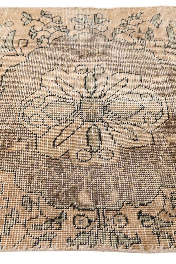 2' 4 x 3' 8 Hand Knotted Ultra Vintage Persian Wool Rug