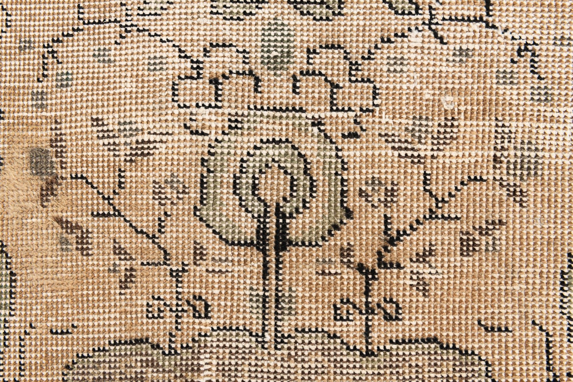 2' 4 x 3' 8 Hand Knotted Ultra Vintage Persian Wool Rug