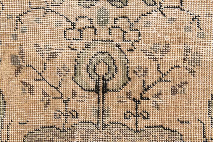 2' 4 x 3' 8 Hand Knotted Ultra Vintage Persian Wool Rug