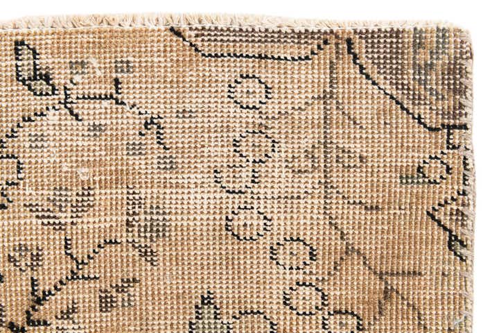 2' 4 x 3' 8 Hand Knotted Ultra Vintage Persian Wool Rug
