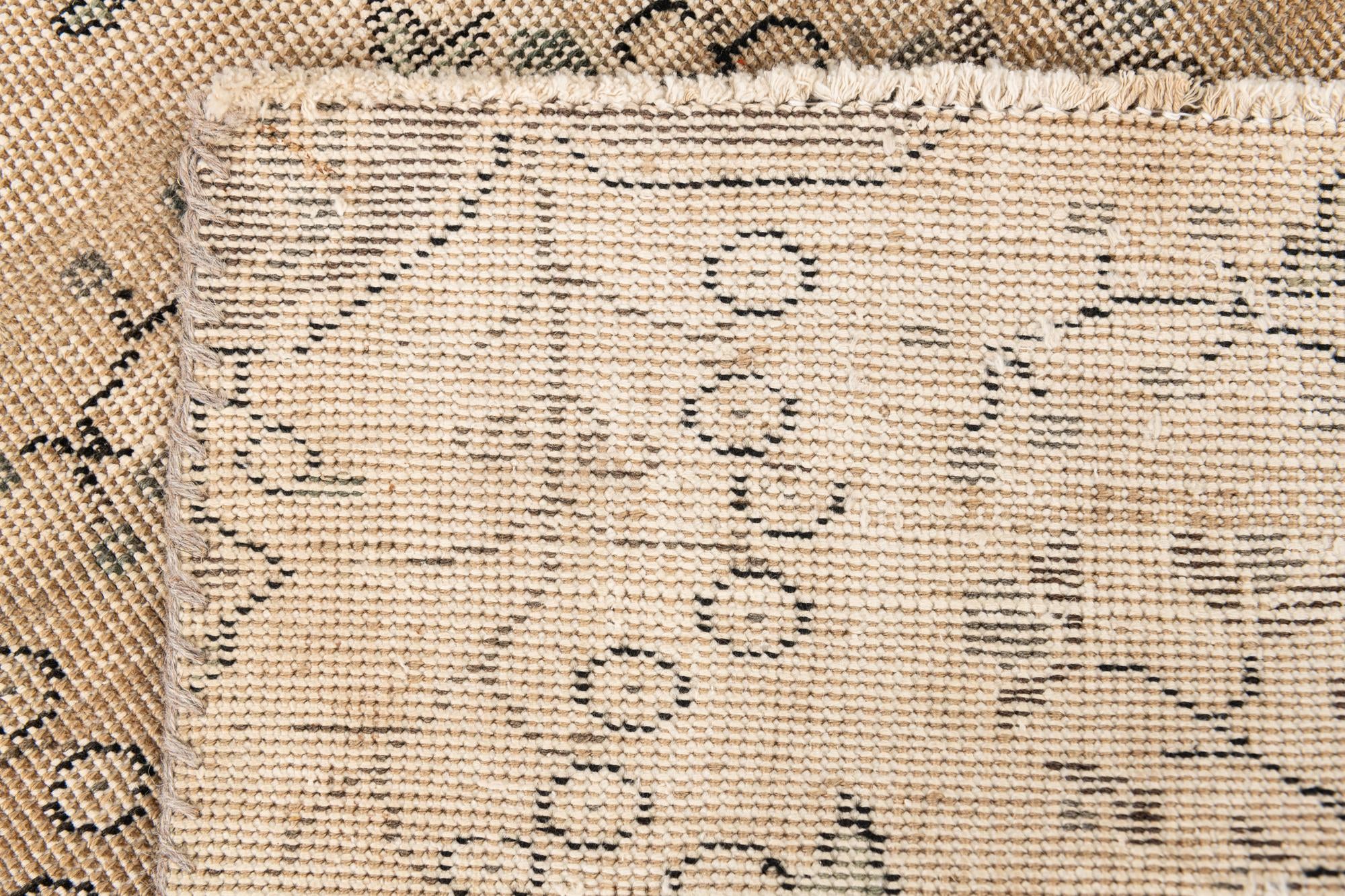 2' 4 x 3' 8 Hand Knotted Ultra Vintage Persian Wool Rug