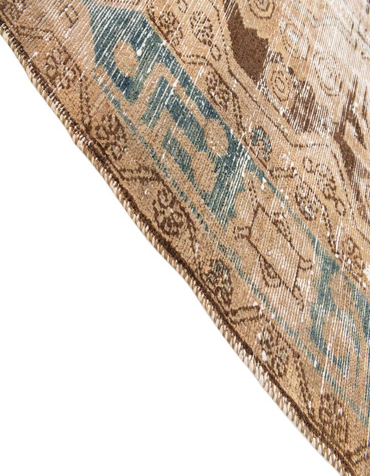 Detail image of 4' x 6' 8  Hand Knotted Ultra Vintage Persian Wool Rug